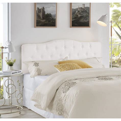 White Padded Headboards