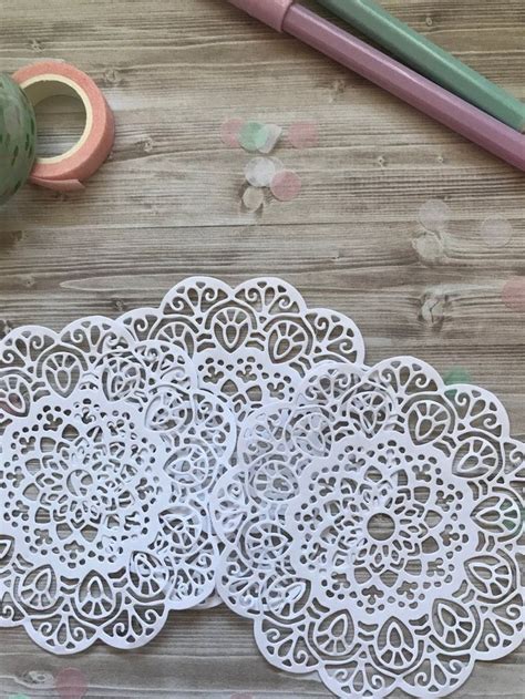 White Paper Lace Material