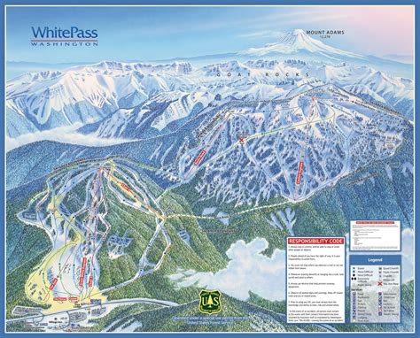 White Pass Ski Area Trail Map