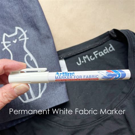 White Permanent Marker For Clothes