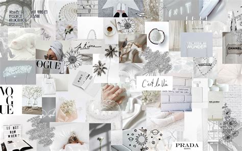 White Picture Collage