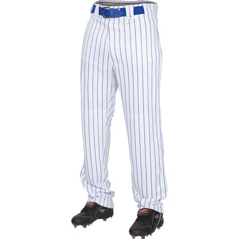 white pinstripe baseball pants