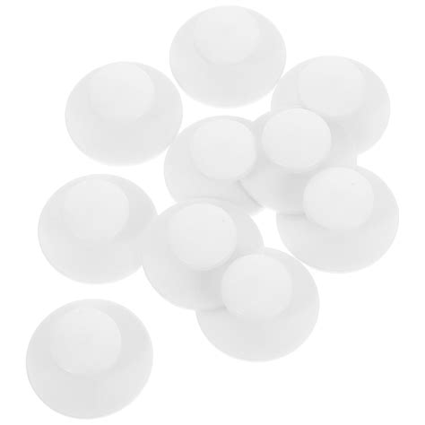 White Plastic Drawer Knobs