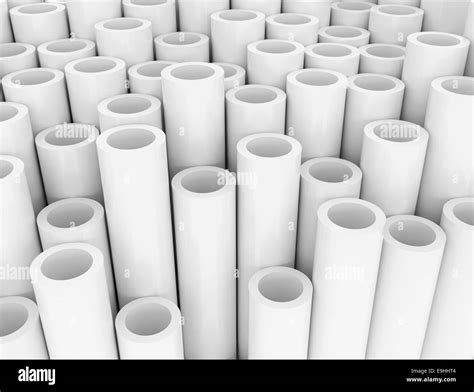 White Plastic Tubes