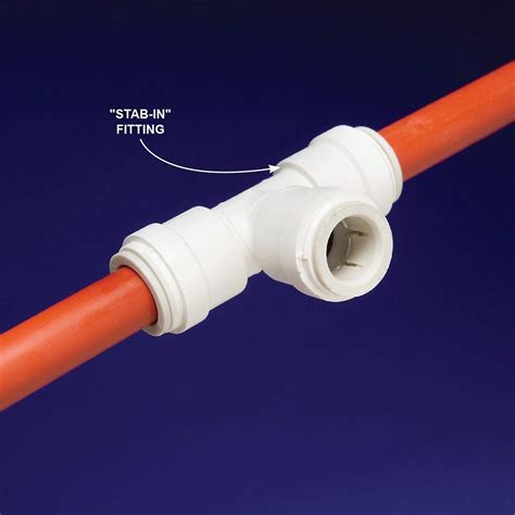 White Plastic Water Lines