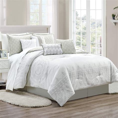 White Queen Bed Comforter Sets