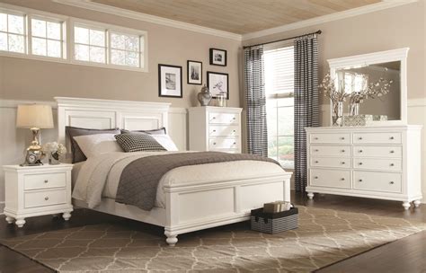 white queen bed furniture set