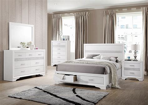 white queen bedroom sets on clearance