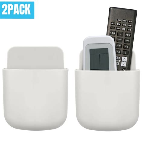 White Remote Control Holder Wall