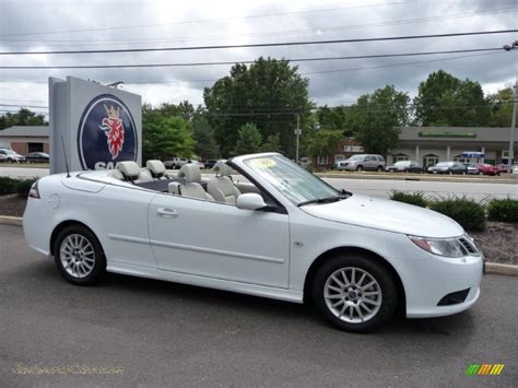 white saab convertible for sale