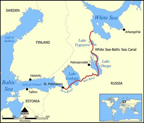 white sea baltic sea canal