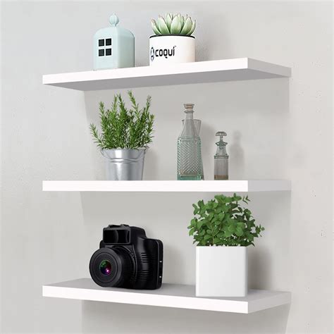 White Shelving Unit Wall
