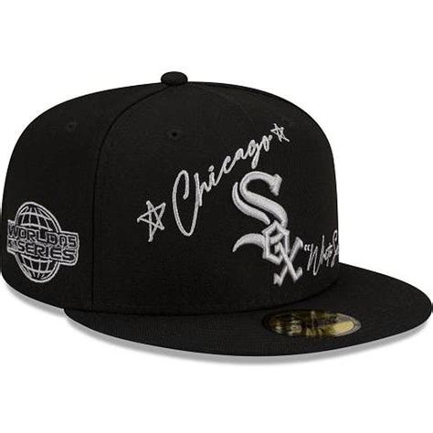 white sox cursive c hat