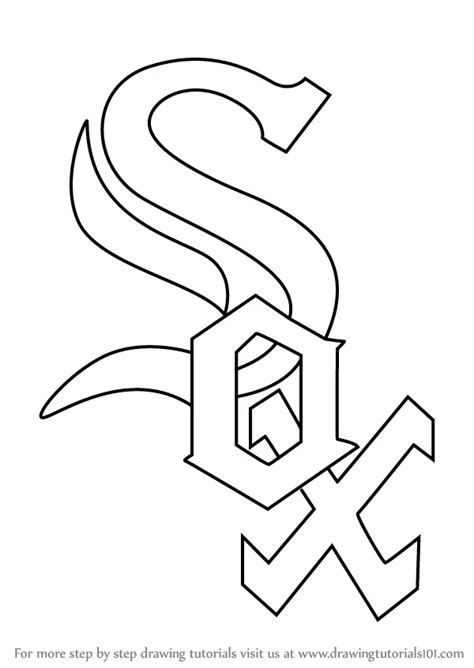 white sox logo drawn
