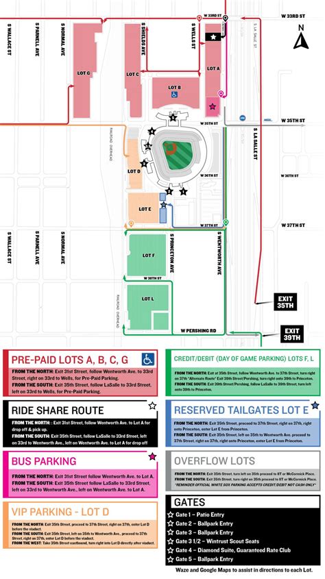 white sox red parking pass
