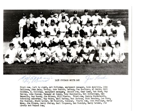 white sox roster 1958