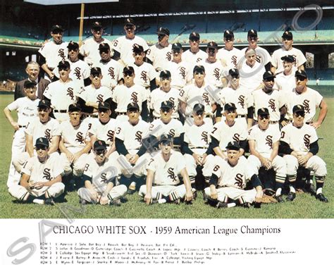 white sox roster 1959