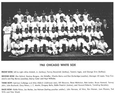 white sox roster 1965