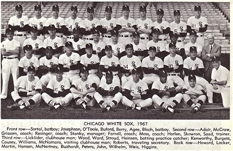 white sox roster 1967