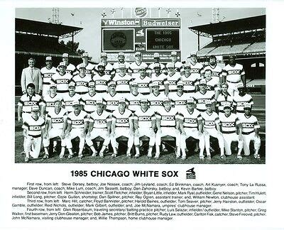 white sox roster 1985