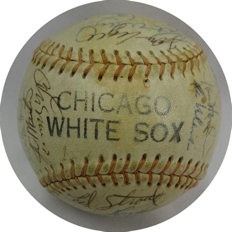 white sox signed baseball