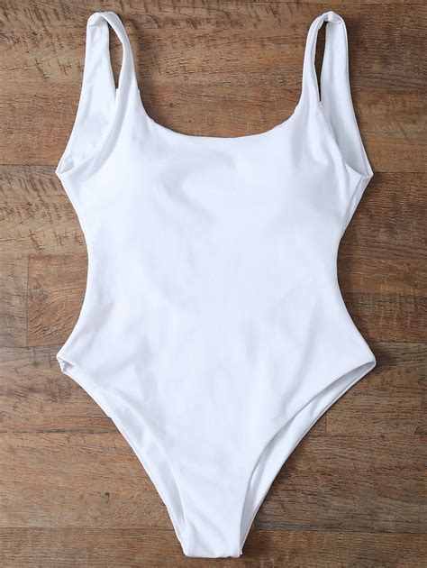 white swimwear one piece