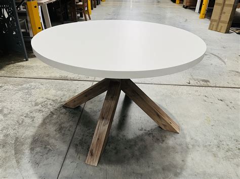 White Table Timber Legs