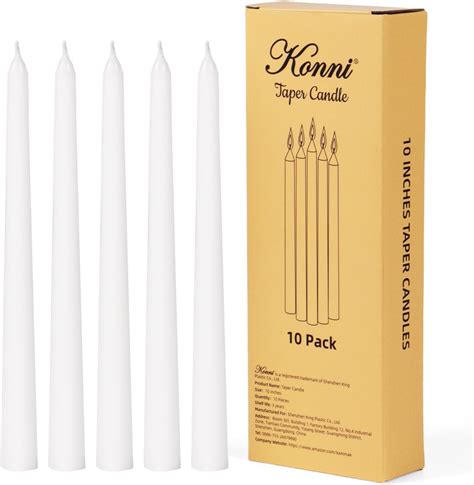 White Taper Candle Pack