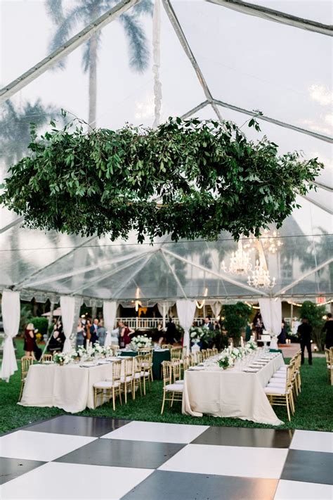 White Tent Winter Wedding