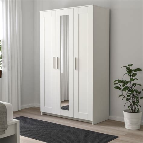 white three door wardrobe ikea