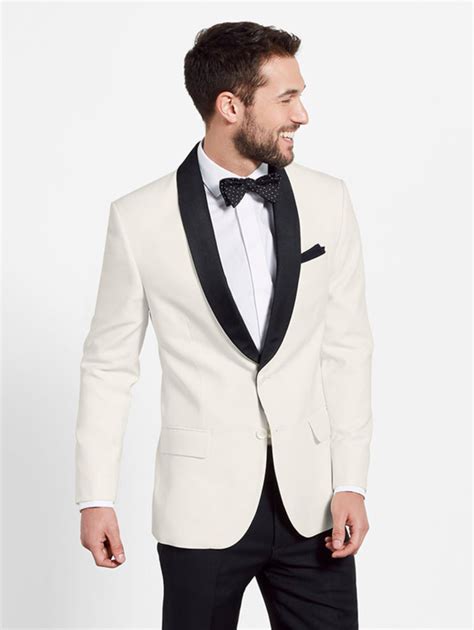 White Tux Jacket Wedding