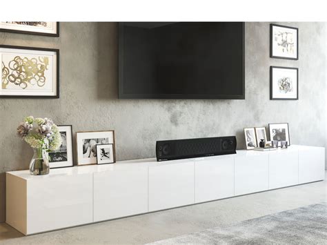 White Tv Unit Extra Wide