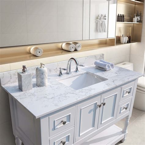 White Vanity Stone Top