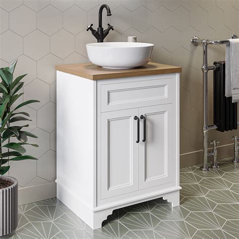 White Vanity Unit Countertop Basin