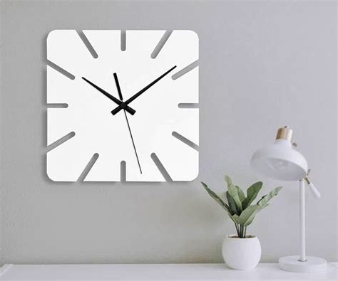 White Wall Clock Next