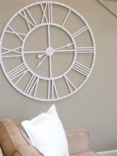 White Wall Clocks Large