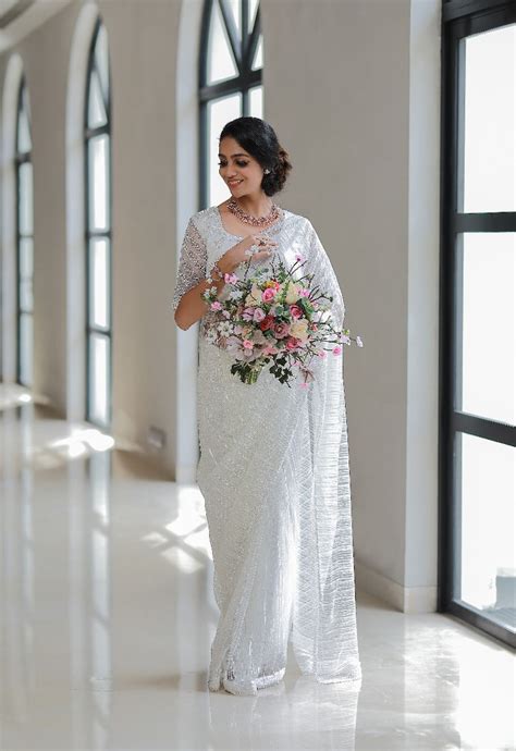 23+ White Wedding Saree