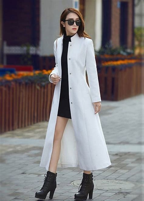 White Winter Coat Long