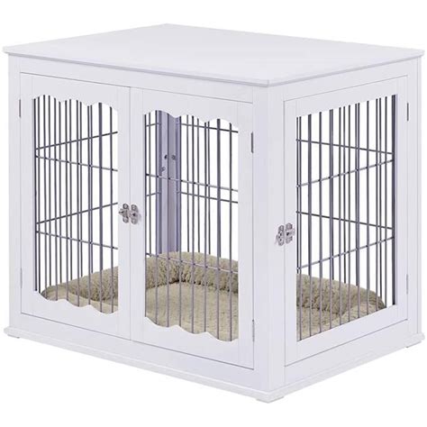 White Wire Pet Crate