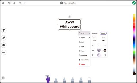 Whiteboard Educational App