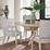 Barclay Butera Magnolia Modern Whitewash Round Extendable Dining Table