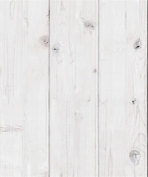 Whitewashed Shiplap Wallpaper