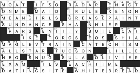 The New York Times Crossword in Gothic 07.08.13 — The Monday Crossword