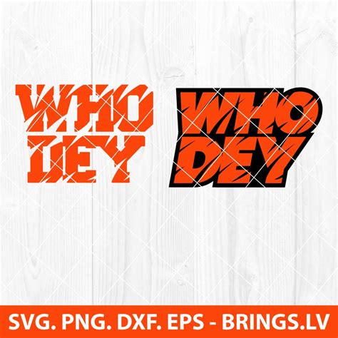 Who dey SVG, Cincinnati Bengals SVG PNG EPS