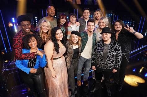 who are american idols top 14