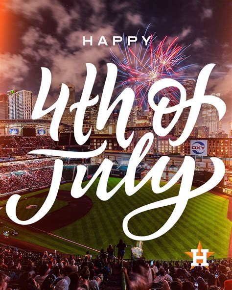 who are the houston astros playing on july 4