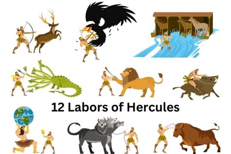 who assigned hercules 12 labors