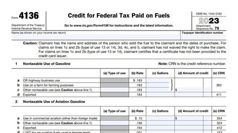 How to Prepare IRS Form 4136 (with Form) wikiHow