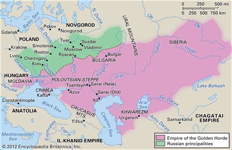 who conquered russia in the 13th century