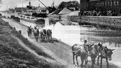who constructed the erie canal